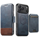 Custodia per telefono in pelle Suteni Q06S2 3 in 1 con portafoglio verticale rimovibile, MagSafe e inserti in pelle., For iPhone 17 Pro Max, For iPhone 17 Pro, For iPhone 17, For iPhone Air, For iPhone 16 Pro Max, For iPhone 16 Pro, For iPhone 16 Plus ...