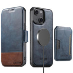 Custodia per telefono in pelle Suteni Q06S3 3 in 1 con portafoglio verticale rimovibile e MagSafe., For iPhone 13 Pro Max, For iPhone 13 Pro, For iPhone 13, For iPhone 12, For iPhone 12 Pro Max, For iPhone 12 Pro