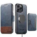 Custodia per telefono in pelle Suteni Q06S3 3 in 1 con portafoglio verticale rimovibile e MagSafe., For iPhone 13 Pro Max, For iPhone 13 Pro, For iPhone 13, For iPhone 12, For iPhone 12 Pro Max, For iPhone 12 Pro