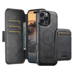 Custodia per telefono in pelle Suteni Q07S2 3 in 1 con portafoglio verticale rimovibile, MagSafe e innesto a libro., For iPhone 15 Pro Max, For iPhone 15 Pro, For iPhone 15 Plus, For iPhone 15, For iPhone 14 Plus, For iPhone 14, For iPhone 14 Pro      ...