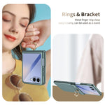 Custodia per telefono antiurto integrata con pellicola Starry Case., For Galaxy Z Flip8 5G, For Galaxy Z Flip7 5G