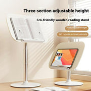 R30 Children Books Tablets Laptops Desktop Holder Adjustable Wooden Board Reading Stand, R30