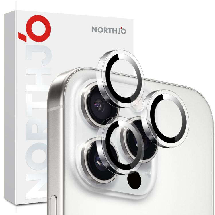 Anello protettivo trasparente in vetro temperato per obiettivo fotografico NORTHJO, For iPhone 17 Pro / 17 Pro Max, For iPhone 17, For iPhone Air, For iPhone 16 Pro / 16 Pro Max, For iPhone 16 / 16 Plus, For iPhone 15 Pro / 15 Pro Max                  ...
