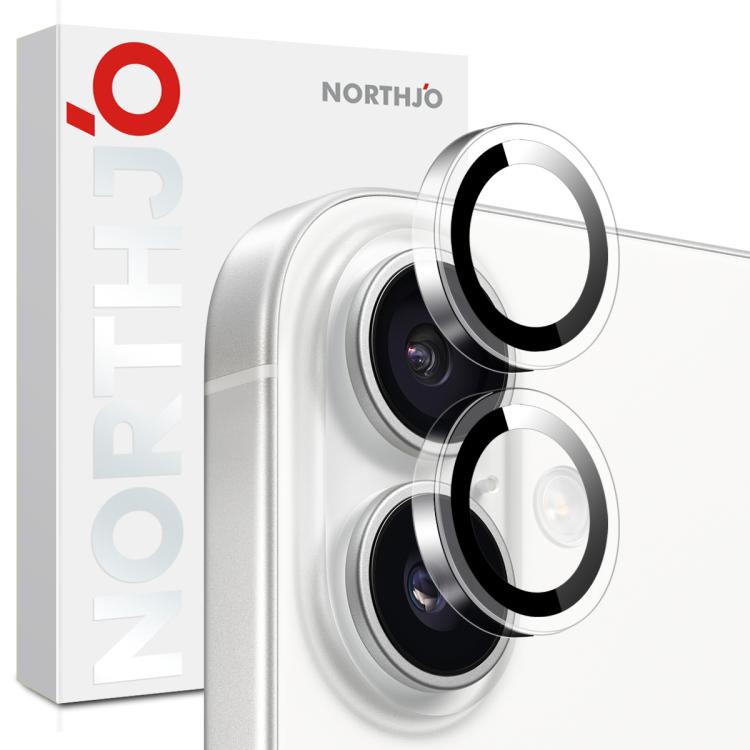 Anello protettivo trasparente in vetro temperato per obiettivo fotografico NORTHJO, For iPhone 17 Pro / 17 Pro Max, For iPhone 17, For iPhone Air, For iPhone 16 Pro / 16 Pro Max, For iPhone 16 / 16 Plus, For iPhone 15 Pro / 15 Pro Max                  ...