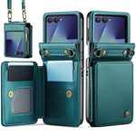 Custodia per telefono CaseMe C22 con slot per carte e protezione RFID antifurto., For Galaxy Z Flip8 5G, For  Galaxy Z Flip7 5G, For  Galaxy Z Flip6 / Flip7 FE