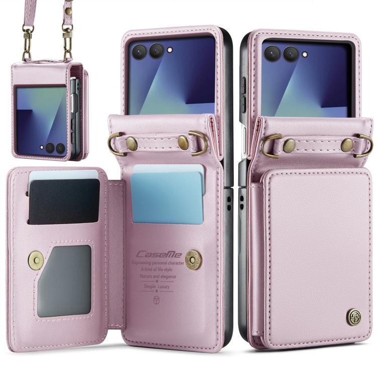 Custodia per telefono CaseMe C22 con slot per carte e protezione RFID antifurto., For Galaxy Z Flip8 5G, For  Galaxy Z Flip7 5G, For  Galaxy Z Flip6 / Flip7 FE