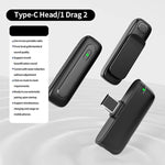 Microfono wireless M6 con 2 microfoni e ricevitore
