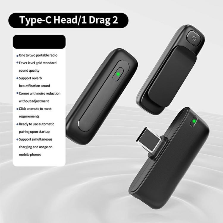 Microfono wireless M6 con 2 microfoni e ricevitore