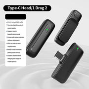 Microfono wireless M6 con 2 microfoni e ricevitore