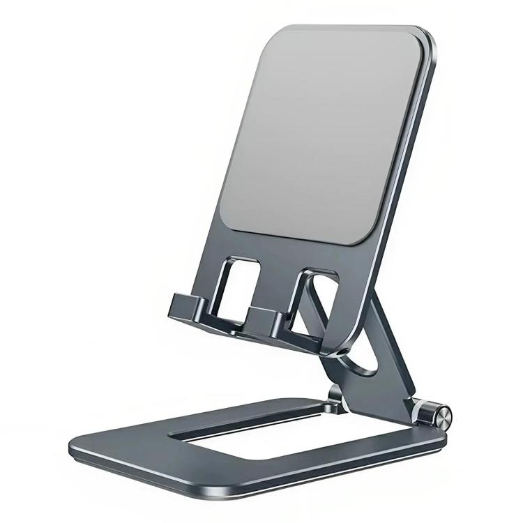 Supporto da scrivania pieghevole e regolabile in altezza T2 in lega di alluminio per telefono e tablet., T2