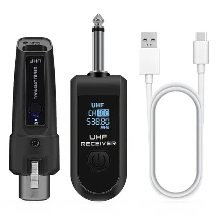 Convertitore microfono cablato a wireless con trasmettitore e ric