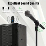 Convertitore microfono cablato a wireless con trasmettitore e ric