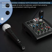 Convertitore microfono cablato a wireless 2 trasmettitori 1 ricev