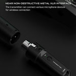Convertitore microfono cablato a wireless 2 trasmettitori 1 ricev