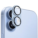 Pellicola in vetro temperato ENKAY con trattamento antiriflesso per obiettivo fotografico, lega di alluminio spazzolato e vetro temperato., For iPhone 17