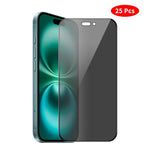 Pellicola protettiva in vetro temperato con stampa effetto seta, copertura completa, per la privacy, JUNSUNMAY, 25 pezzi., For iPhone 17 Pro Max, For iPhone 17 Pro, For iPhone 17, For iPhone Air, For iPhone 16 Pro Max, For iPhone 16 Pro                ...