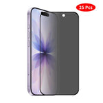 Pellicola protettiva in vetro temperato con stampa effetto seta, copertura completa, per la privacy, JUNSUNMAY, 25 pezzi., For iPhone 17 Pro Max, For iPhone 17 Pro, For iPhone 17, For iPhone Air, For iPhone 16 Pro Max, For iPhone 16 Pro                ...