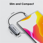WAVLINK NWU340GD With 95W Charging Port 5Gbps USB-C to RJ45 Ethernet Adapter Converter, NWU340GD