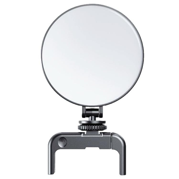 Luce LED rotonda portatile per smartphone con supporto
