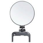 Luce LED rotonda portatile per smartphone con supporto