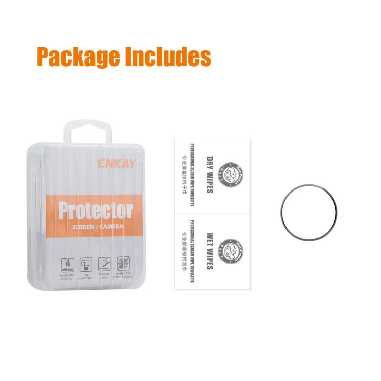 Pellicola protettiva per schermo ENKAY 3D Full Coverage Soft PC Edge PMMA HD, For OnePlus Watch 4, For OnePlus Watch 3 43mm, For OnePlus Watch 3 46mm
