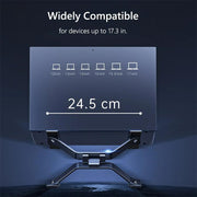 P70 X-Shape Aluminum Alloy Stand Height Adjustable Foldable Cooling Bracket for Laptop / Tablet, P70