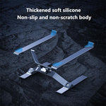 P70 X-Shape Aluminum Alloy Stand Height Adjustable Foldable Cooling Bracket for Laptop / Tablet, P70