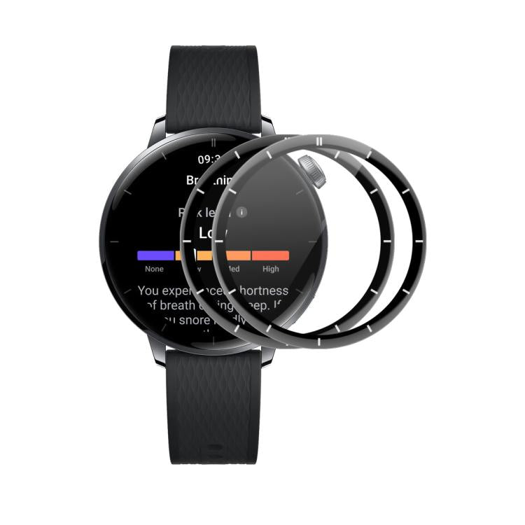 2 pellicole protettive per schermo ENKAY 3D Full Coverage Soft PC Edge PMMA HD, For OnePlus Watch 4, For OnePlus Watch 3 43mm, For OnePlus Watch 3 46mm