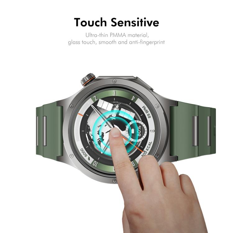 2 pellicole protettive per schermo ENKAY 3D Full Coverage Soft PC Edge PMMA HD, For OnePlus Watch 4, For OnePlus Watch 3 43mm, For OnePlus Watch 3 46mm