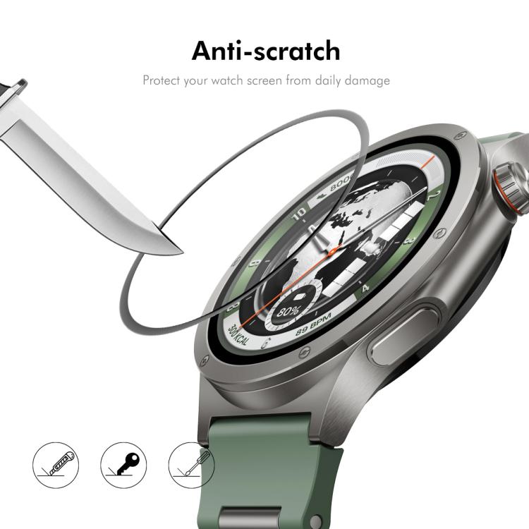 2 pellicole protettive per schermo ENKAY 3D Full Coverage Soft PC Edge PMMA HD, For OnePlus Watch 4, For OnePlus Watch 3 43mm, For OnePlus Watch 3 46mm