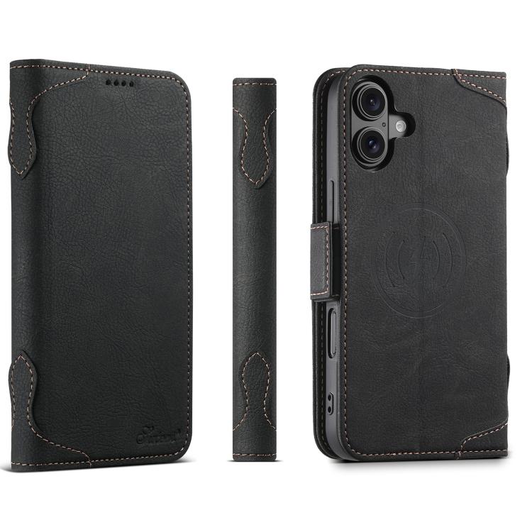 Custodia per telefono SUTENI J07 multifunzionale con apertura orizzontale e MagSafe in pelle., For iPhone 18, For iPhone 18 Pro, For iPhone 18 Pro Max, For iPhone 17 Pro Max, For iPhone 17 Pro, For iPhone 17, For iPhone Air