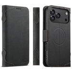 Custodia per telefono SUTENI J07 multifunzionale con apertura orizzontale e MagSafe in pelle., For iPhone 18, For iPhone 18 Pro, For iPhone 18 Pro Max, For iPhone 17 Pro Max, For iPhone 17 Pro, For iPhone 17, For iPhone Air