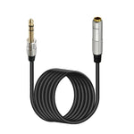 JUNSUNMAY 6.35mm 1/4 inch Male to Female Stereo Headphone Guitar Extension Cable Cord, 0.3m, 1.8m, 3m, 5m, 10m