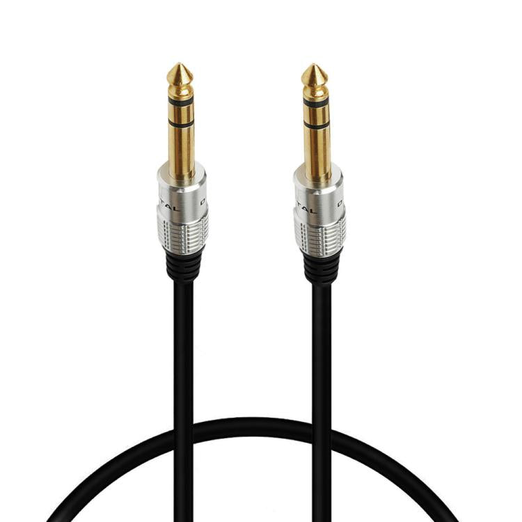 JUNSUNMAY 6.35mm 1/4 inch Male to Male Stereo Headphone Guitar Extension Cable Cord, 0.3m, 1.8m, 3m, 5m, 10m
