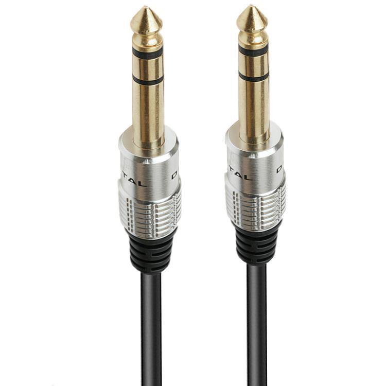 JUNSUNMAY 6.35mm 1/4 inch Male to Male Stereo Headphone Guitar Extension Cable Cord, 0.3m, 1.8m, 3m, 5m, 10m