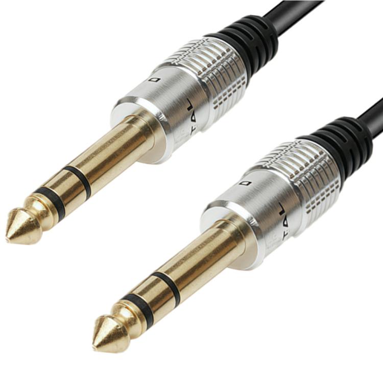 JUNSUNMAY 6.35mm 1/4 inch Male to Male Stereo Headphone Guitar Extension Cable Cord, 0.3m, 1.8m, 3m, 5m, 10m