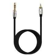 JUNSUNMAY 6.35mm Male to 3.5mm TRS Male Stereo Audio Cable Guitar Cord, 6.35mm Male to 3.5mm