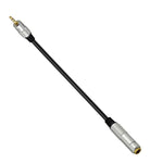 JUNSUNMAY 6.35mm Female to 3.5mm TRS Male Stereo Audio Cable Guitar Cord, 0.3m, 1.8m