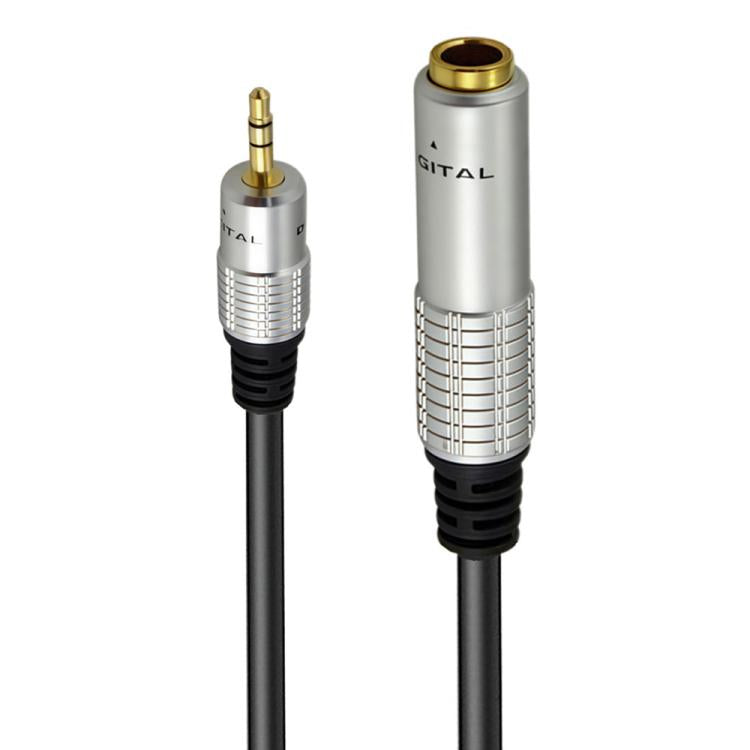 JUNSUNMAY 6.35mm Female to 3.5mm TRS Male Stereo Audio Cable Guitar Cord, 0.3m, 1.8m