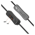 JUNSUNMAY USB 2.0 Male to 2 Dual USB Female Jack Y Splitter Hub Power Cord Extension Adapter with On/Off Switch