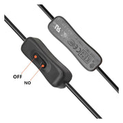 JUNSUNMAY USB 2.0 Male to 2 Dual USB Female Jack Y Splitter Hub Power Cord Extension Adapter with On/Off Switch