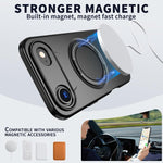 Custodia per PC/telefono Kalebol con supporto magnetico girevole MagSafe., For iPhone 16 Pro Max, For iPhone 16 Pro, For iPhone 16 Plus