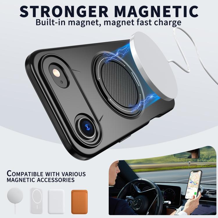 Custodia per PC/telefono Kalebol con supporto magnetico girevole MagSafe., For iPhone 16 Pro Max, For iPhone 16 Pro, For iPhone 16 Plus
