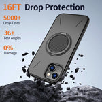 Custodia per PC/telefono Kalebol con supporto magnetico girevole MagSafe., For iPhone 15, For iPhone 14, For iPhone 14 Pro