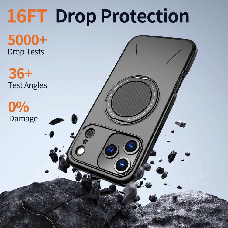 Custodia per PC/telefono Kalebol con supporto magnetico girevole MagSafe., For iPhone 18 Pro, For iPhone 18 Pro Max, For iPhone 17 Pro Max