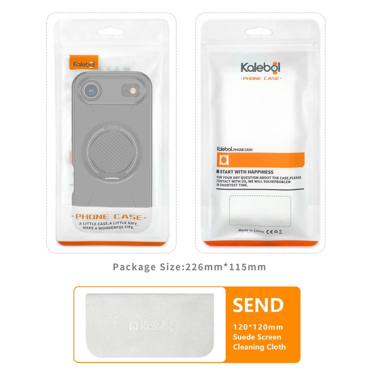 Custodia per PC/telefono Kalebol con supporto magnetico girevole MagSafe., For iPhone 17 Pro, For iPhone 17, For iPhone Air