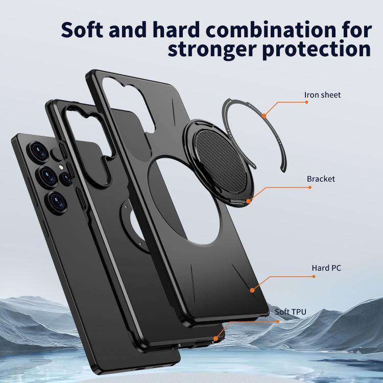 Custodia per PC/telefono Kalebol con supporto magnetico girevole MagSafe., For Galaxy S22 Ultra 5G, For Galaxy A17 4G / 5G, For Galaxy A06 4G / 5G