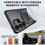 Custodia per PC/telefono Kalebol con supporto magnetico girevole MagSafe., For Galaxy S26 Ultra 5G, For Galaxy S26 5G, For Galaxy A57 5G