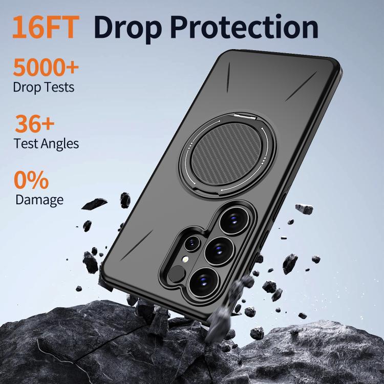 Custodia per PC/telefono Kalebol con supporto magnetico girevole MagSafe., For Galaxy S26 Ultra 5G, For Galaxy S26 5G, For Galaxy A57 5G
