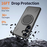 Custodia per PC/telefono Kalebol con supporto magnetico girevole MagSafe., For Galaxy S25 5G, For Galaxy S25+ 5G, For Galaxy S25 Ultra 5G